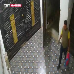  لحظه انفجار لوله آب یک خانه