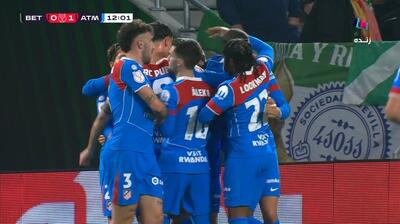  گل اول اتلتیکو مادرید به رئال بتیس (هانکو)