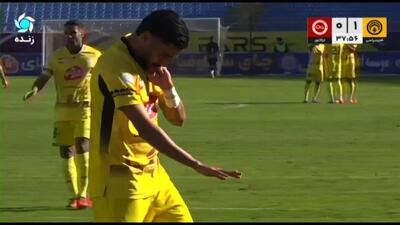  گل اول فجر سپاسی به تراکتور (مهدی شریفی)