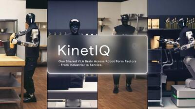  یک مغز مشترک برای کنترل ربات‌ها؛ سامانه هوش مصنوعی KinetIQ + ویدیو