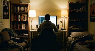  مردی برای سالم‌تر زندگی کردن، خود را یک سال در اتاقش حبس کرد!