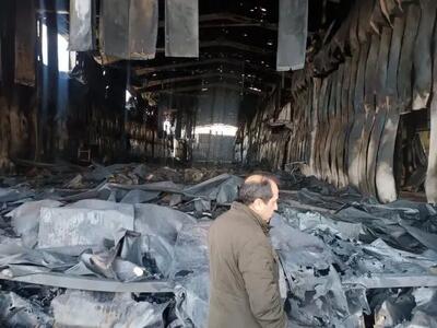  حریق کارخانه صنایع تبدیلی سیب‌زمینی اردبیل مهار شد / سهل‌انگاری در عملیات جوشکاری علت آتش‌سوزی