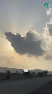  نقشه ایران در آسمان هرمز + فیلم