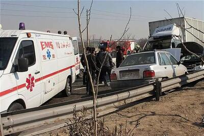  گزارش پلیس از چهار تصادف مرگبار در بزرگراه