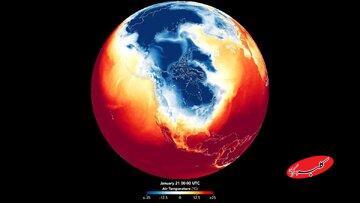  سرمای استخوان‌سوز از فضا دیده شد /چرا این سرما غیرعادی است؟ - کلبه سرگرمی