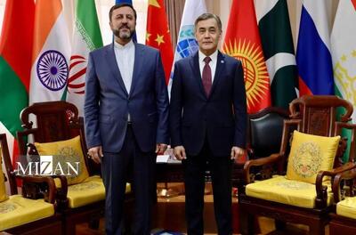  دیدار غریب‌آبادی با دبیرکل سازمان همکاری شانگهای