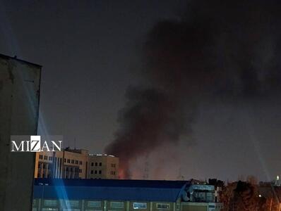  حریق کارگاه نجاری در خیابان قدوسی تهران