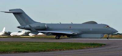  فرود سومین هواپیمای مشکوک بمباردیه E11-A آمریکا در عربستان