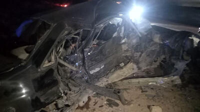  برخورد ایسوزو با پراید/  ۲ سرنشین پراید جان باختند