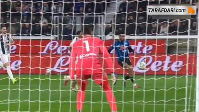  گل جانلوکا اسکاماکا به یوونتوس از روی نقطه پنالتی (آتالانتا 1-0 یوونتوس)