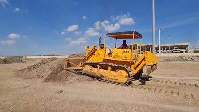  زمین‌های فوتبال استادیوم غدیر اهواز در دست احداث