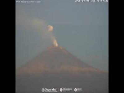  فوران آتشفشان پوپوکاتپتل مکزیک