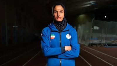  نایب قهرمانی زهرا زارعی در مسابقات دو و میدانی داخل سالن آسیا