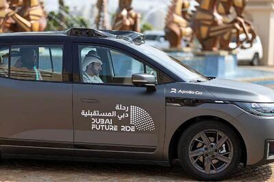  دبی ؛ راه اندازی تاکسی بدون راننده از ماه آینده / مشارکت شرکت های چینی و امریکایی / ولیعهد در خودروی خودران (+عکس)