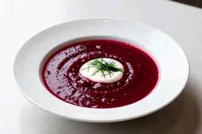  سوپ بُرش یاقوتی؛ رنگی وسوسه‌انگیز و طعمی فراموش‌نشدنی