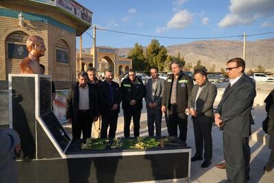  تجدید میثاق مدیران شرکت گاز ایلام بر مزار شهدای آبدانان و بدره