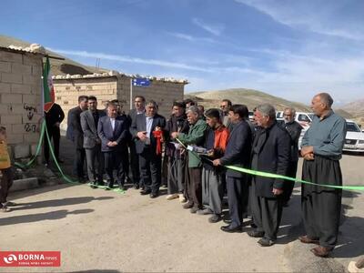  بهره‌برداری از آسفالت معابر در ۲۲ روستای سرپل‌ذهاب و روانسر