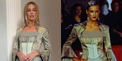  لباسی از ۲۹ سال پیش که همه نگاه‌ها را به مارگو رابی دوخت - چی بپوشم