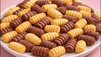  طرز تهیه شیرینی برای چای عصرانه / در ۱ دقیقه ۵۰ تا درست میشه