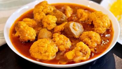  طرز تهیه خورشت گل کلم با مرغ | دستور اصیل و خانگی خورشت گل کلم