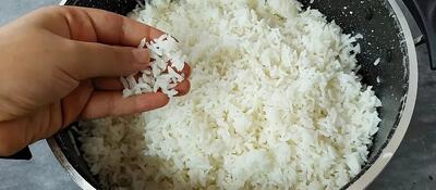  آموزش پخت برنج کته بدون خیساندن و دون تر از آبکش