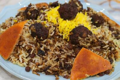  طرز تهیه قنبر پلو اصل شیرازی؛ با نکات مهم