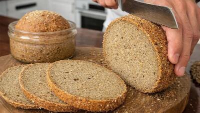  بدون آرد! بدون شکر! بدون مخمر! بهترین دستور نان سالم