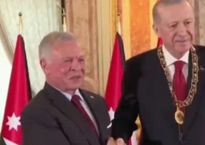  ببینید / هدیه ویژه پادشاه اردن به اردوغان