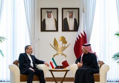  بیانیه قطر درباره دیدار عراقچی و عبدالرحمان آل ثانی