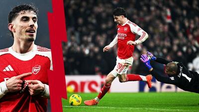  گلهای کای هاورتز برای آرسنال تا 18 بهمن