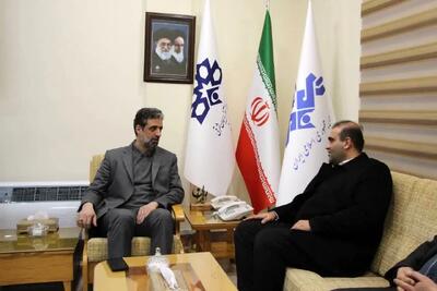  دیدار مدیرعامل منطقه آزاد ارس با مدیرکل صداوسیمای آذربایجان شرقی