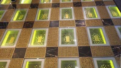  شمش‌های طلای کف این هتل، برداشته شد