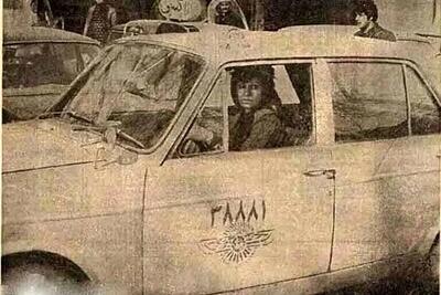  اولین زنی که در تهران راننده تاکسی شد! + عکس