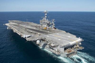  ویدیوی نحوه حمله ایران به ناو آبراهام لینکلن + فیلم