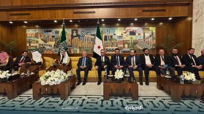  سفر هیئت بزرگ اقتصادی عربستان به دمشق / امضای قراردادهای استراتژیک سعودی با دولت جدید سوریه