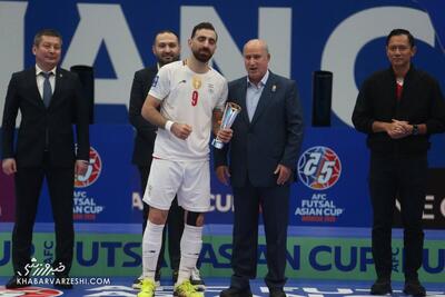  ستاره ایران ارزشمندترین بازیکن جام ملت‌های فوتسال آسیا/ بهترین دروازه‌بان انتخاب شد