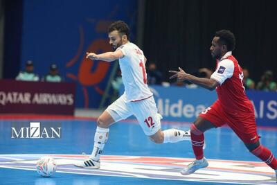  جام ملت‌های فوتسال آسیا| ایران با پیروزی دراماتیک برابر اندونزی، بر بام قاره کهن ایستاد