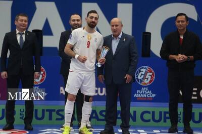  جام ملت‌های فوتسال آسیا| احمد عباسی بهترین بازیکن شد