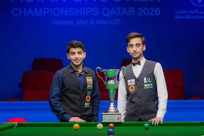  مدال نقره اسنوکر آسیا به شاهین سبزی رسید