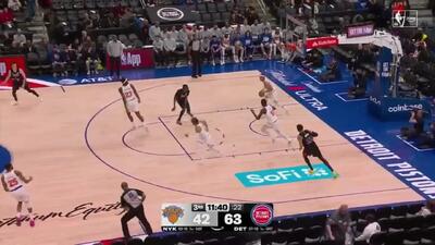  ویدئو: خلاصه بسکتبال دیترویت پیستونز 118 – 80 نیویورک نیکس - پارس فوتبال