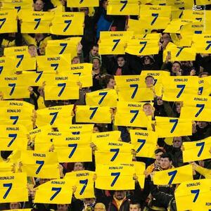  اقدام جالب هواداران النصر در حمایت از کریستیانو رونالدو +عکس - پارس فوتبال