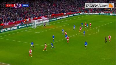  گل ویکتور یوکرس به ساندرلند (آرسنال 2-0 ساندرلند) - پارس فوتبال