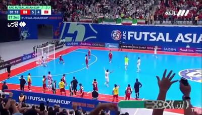  فیلم گل پنجم ایران به اندونزی توسط احمدعباسی / ایران ۵ - ۵ اندونزی