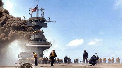  فیلم عملیات غرق کردن ناو هواپیمابر آمریکا / قبل از آبراهام لینکلن این ناو نماد قدرت امریکا بود