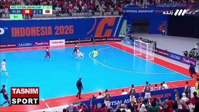  گل سوم اندونزی به ایران / ایران 1-3 اندونزی