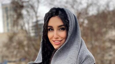  تصویری از فاز هنری نگار نیکدل با ژست نوبرانه/ عکس سیاه و سفید با چتری های جذاب