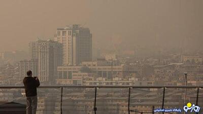  هوای ۱۱ نقطه تهران در وضعیت قرمز