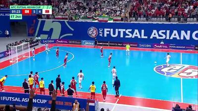  گل پنجم فوتسال ایران به اندونزی را ببینید + ویدیو