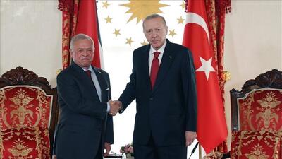  دیدار «اردوغان» با شاه اردن در استانبول
