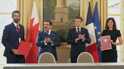  بحرین و فرانسه توافقنامه همکاری دفاعی مشترک امضا کردند